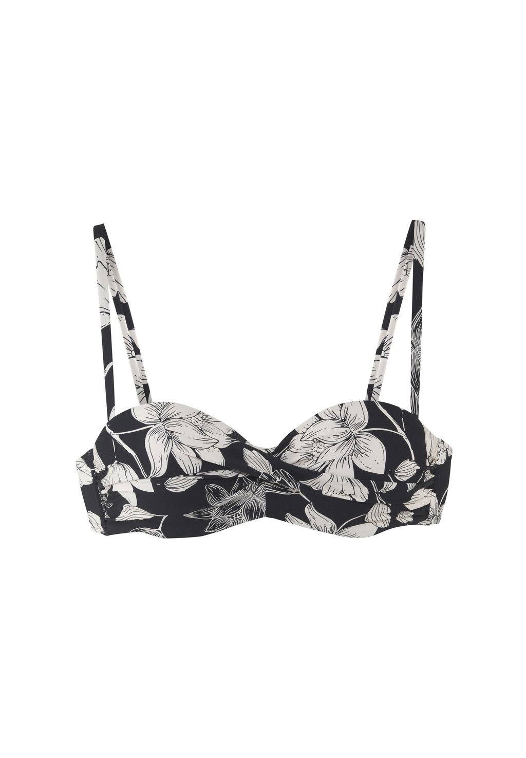 

Верх бикини BANDEAU s.Oliver, черный