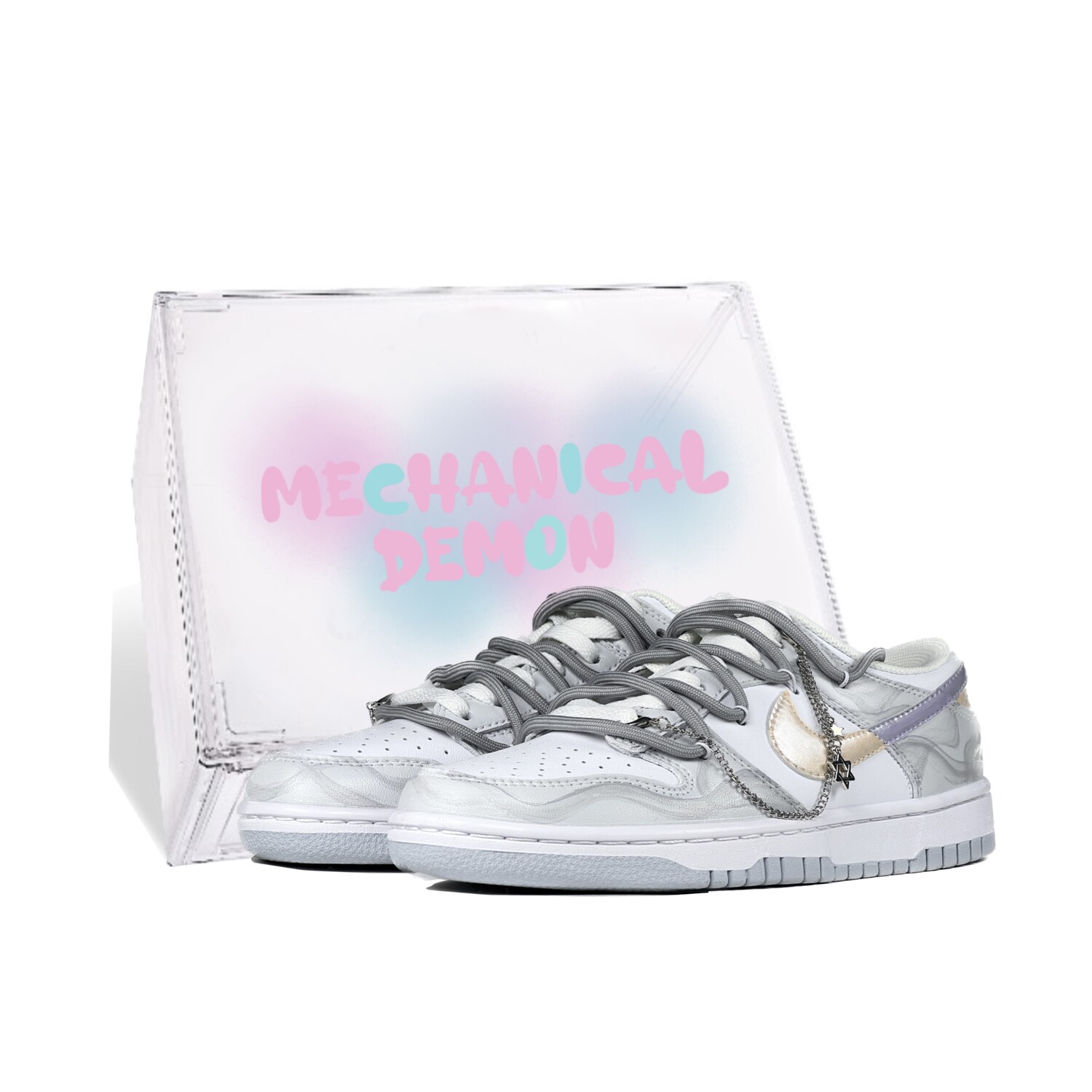 

Женские кроссовки для скейтбординга Nike Dunk, Light Gray