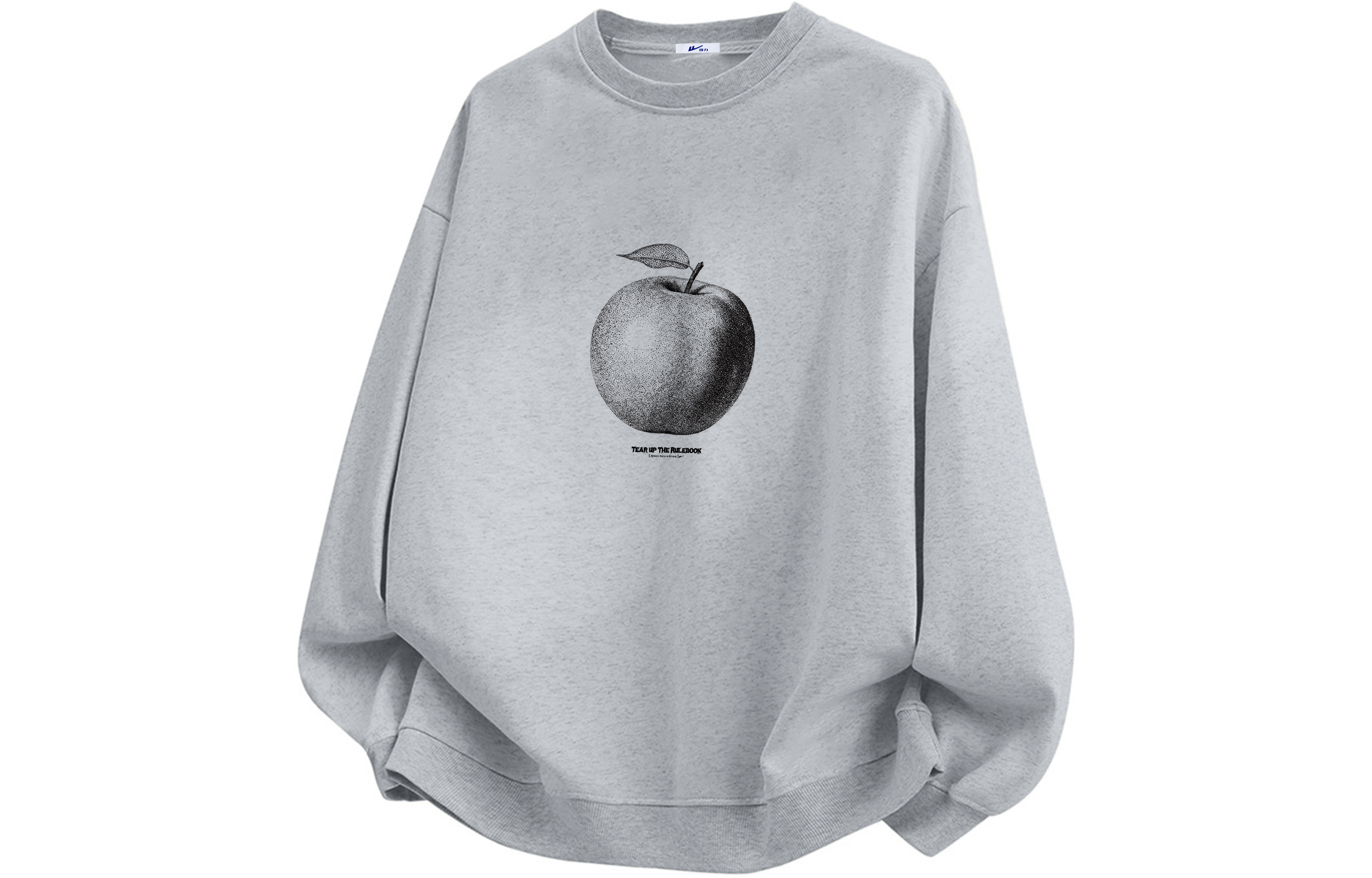 

Свитшот Unisex Crew Neck Thickened Regular WARRIOR, светло-heather серый (regular edition)