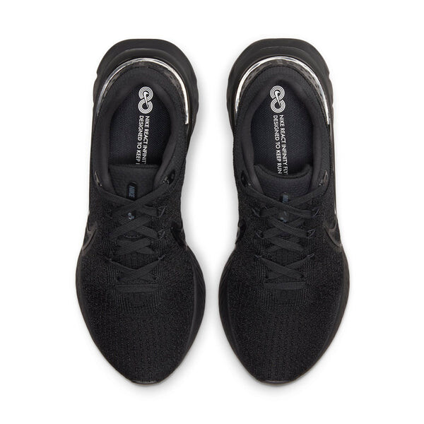 Кроссовки react infinity run flyknit 3 Nike, черный — фото 4