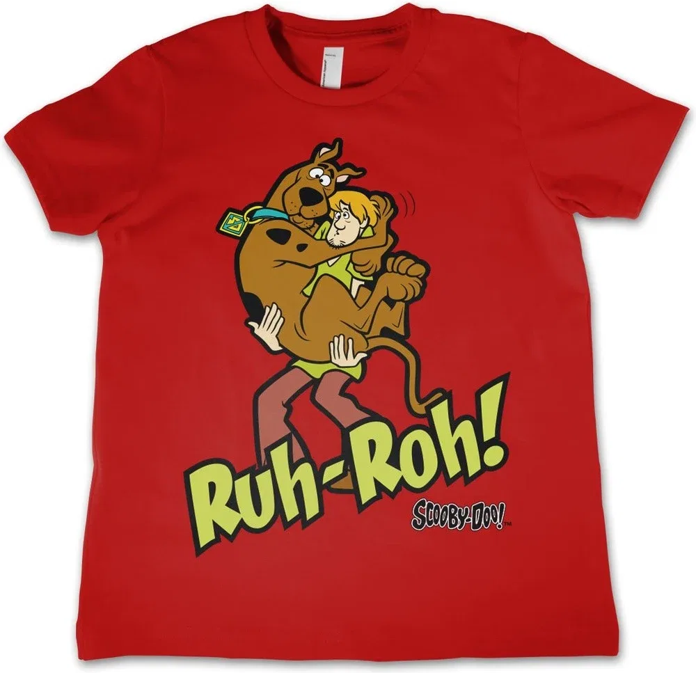 Футболка с принтом Scooby Doo, красный