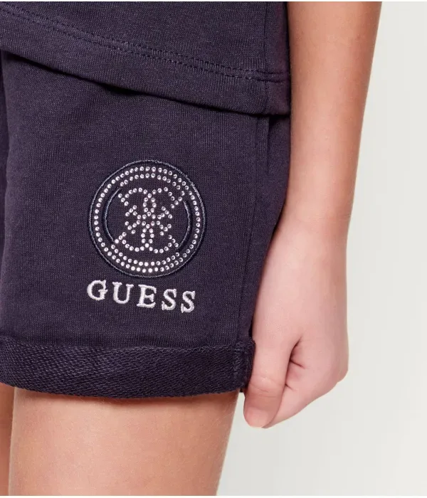 Шорты TERRY regular fit Guess, темно-синий — фото 4