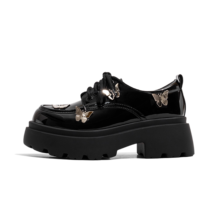 

Туфли женские повседневные Women's Casual Shoes Women's Black Old Meow