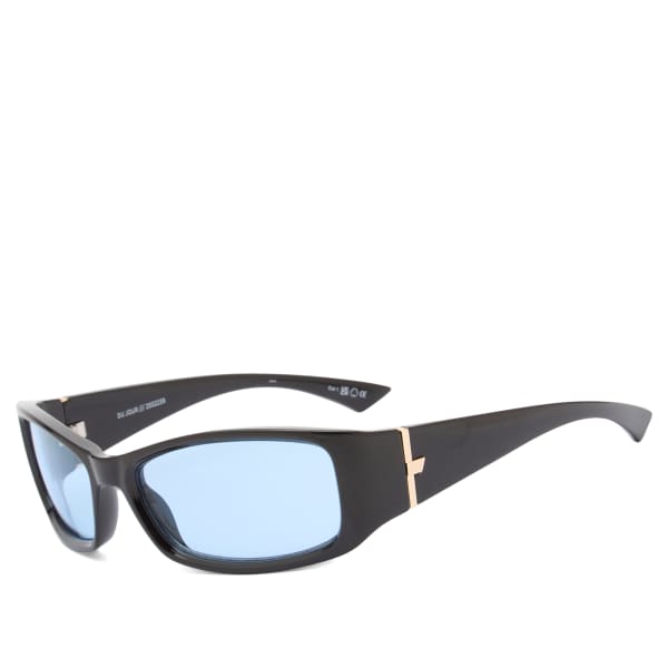 

Солнцезащитные очки Du jour Le Specs, черный & sky синий tint