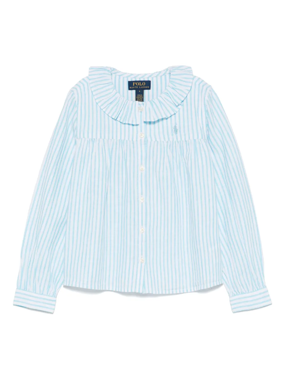 

Рубашка в полоску POLO RALPH LAUREN KIDS, синий
