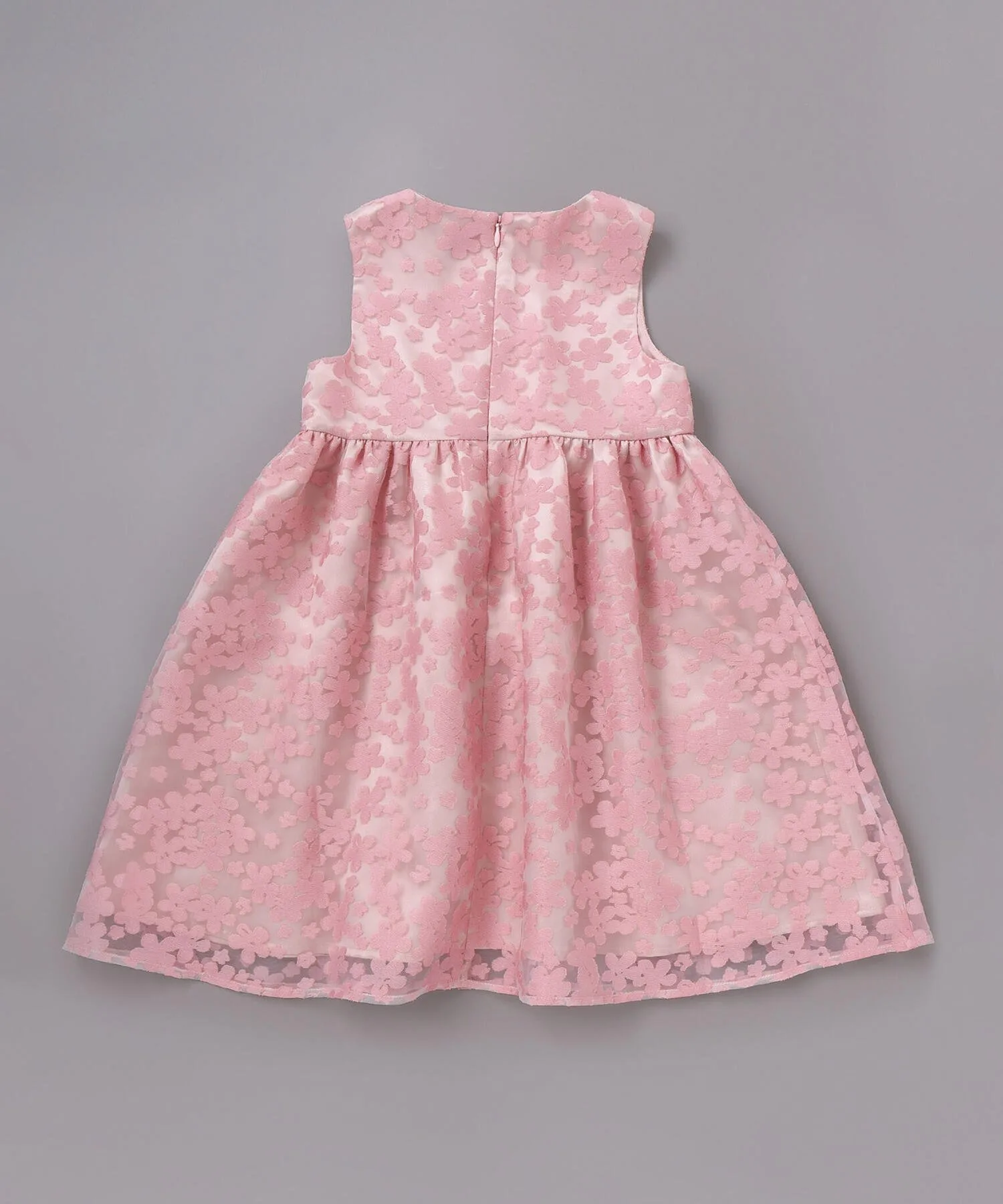 Платье с цветочным опаловым принтом и лентой на талии (110–130 см) BeBe, Pink — фото 3