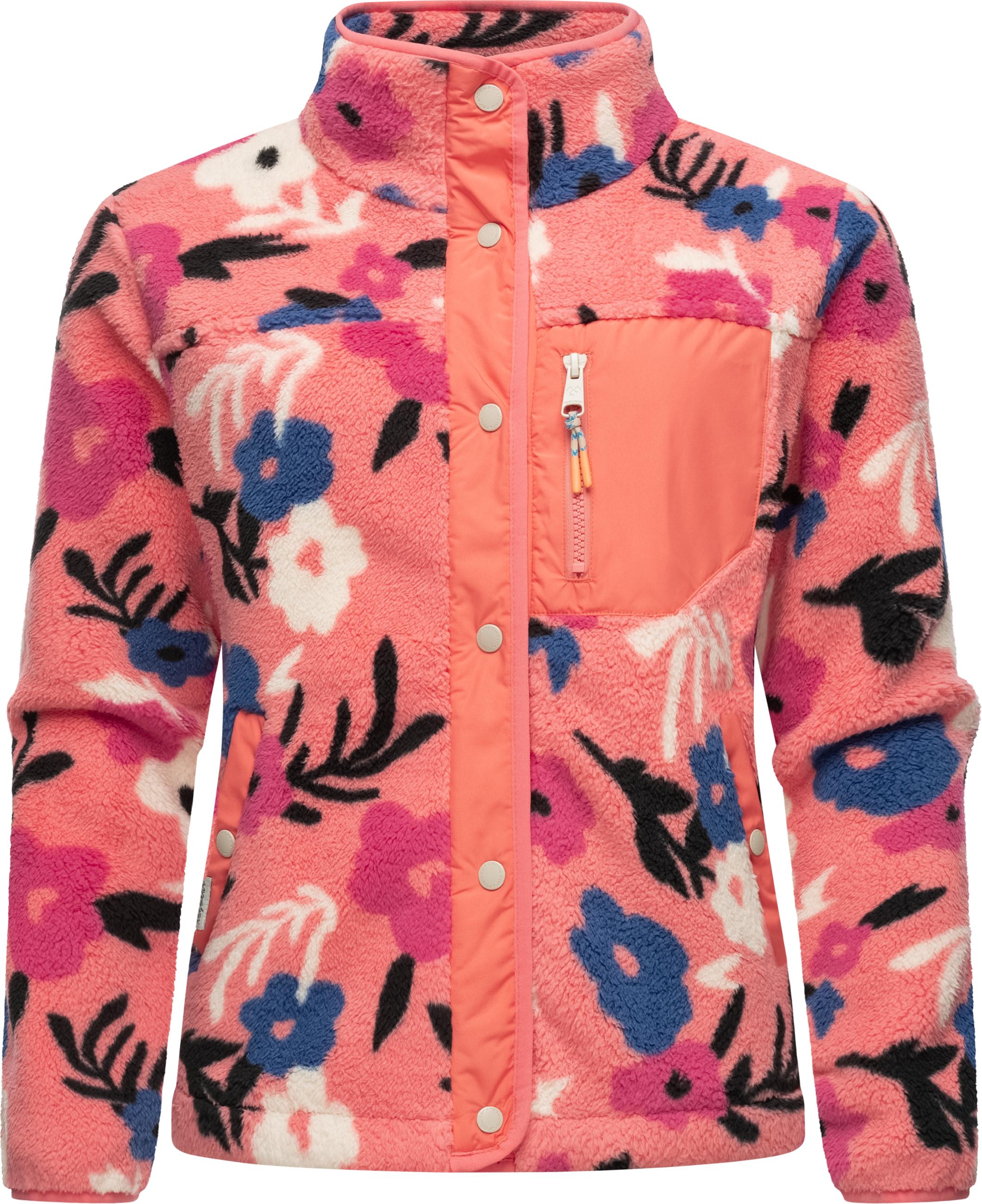 

Куртка ragwear Plüschjacke Appopis Print, цвет Coral