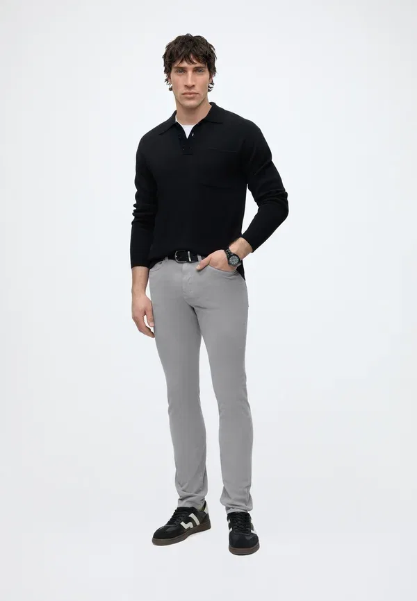 Джинсы slim fit Delaware, Boss, открытый серый — фото 2