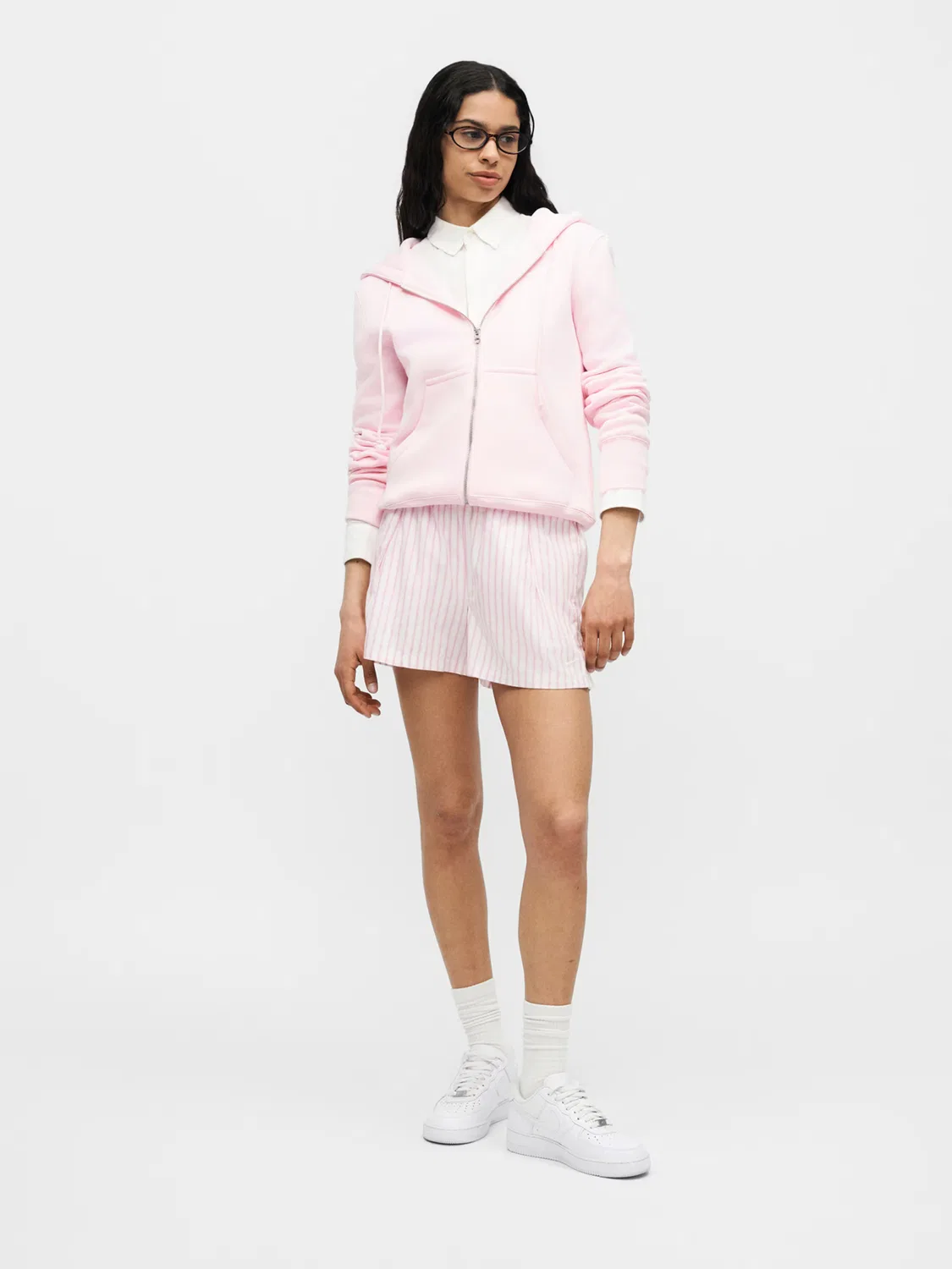 Толстовка на молнии 'PHNX FLC' Nike Sportswear, Light Pink — фото 4