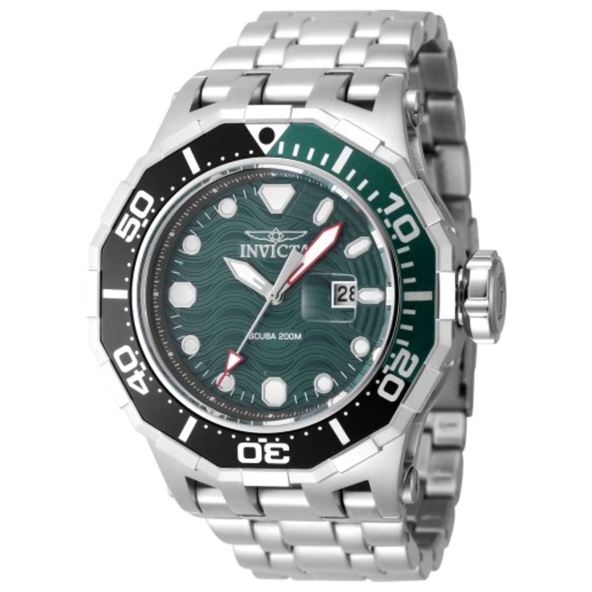 

Invicta Мужские кварцевые часы Pro Diver 52 мм, серебряный