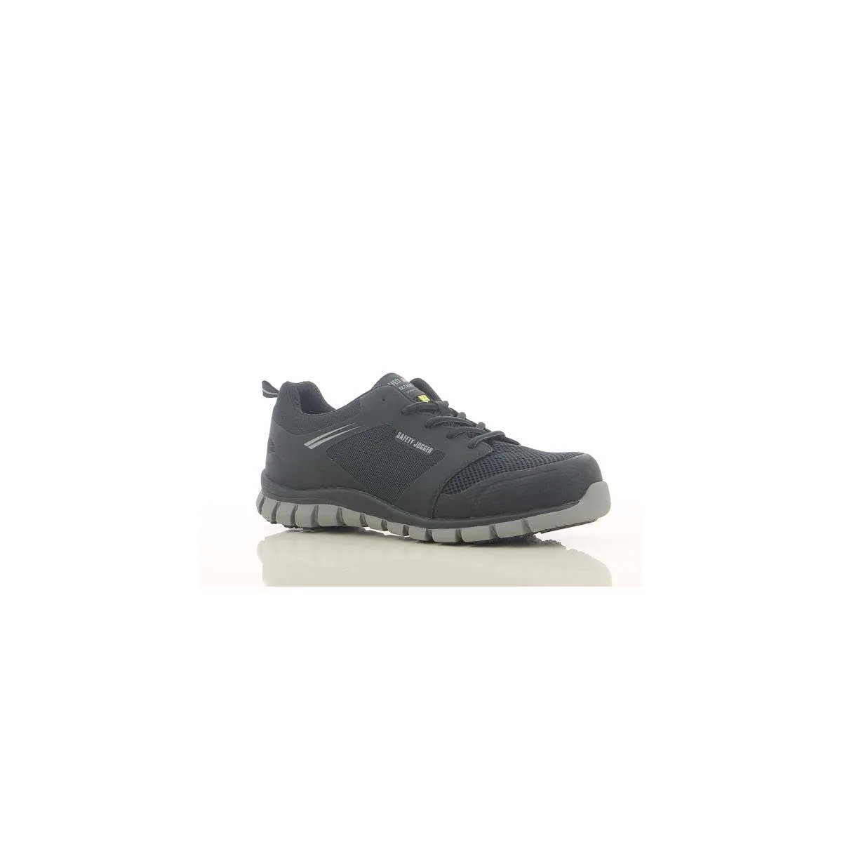 Защитные кроссовки SAFETY JOGGER с карбоновыми защитными носками - Ligero - Heavyweight, отличные рабочие кроссовки S1P для мужчин и женщин, недорогие, идеально подходят для логистики и техники, черные