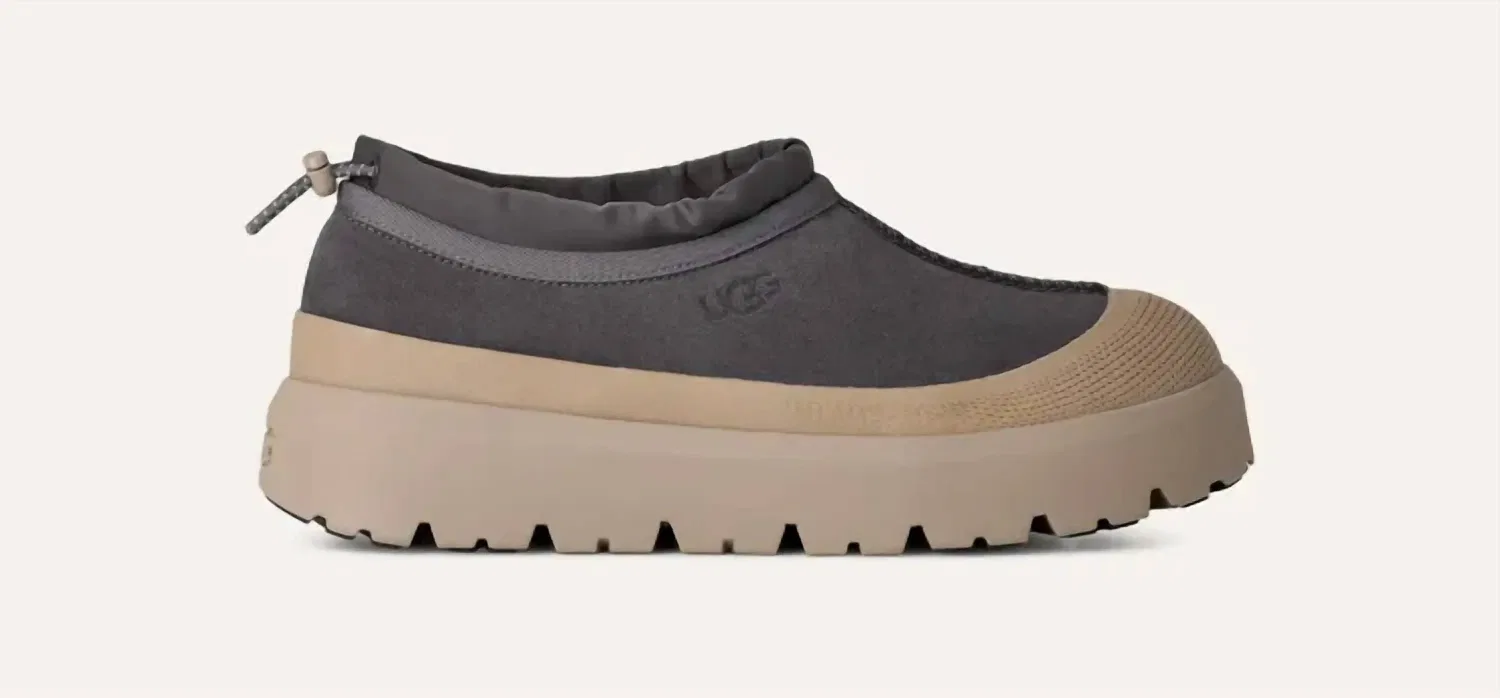 UGG Мужские ботинки Tasman Weather Hybrid в цвете Obsidian / Cobble Grey