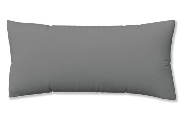 

Наволочка schlafgut Jersey, 40x3x80 см цвет grey mid