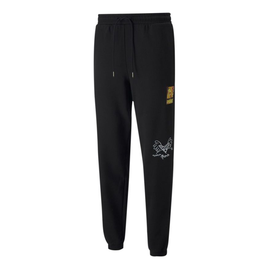 

Спортивные брюки Men's PUMA x BRITTO Crossover Casual Breathable Sports Knit Long Pants Black 532229-01, черный