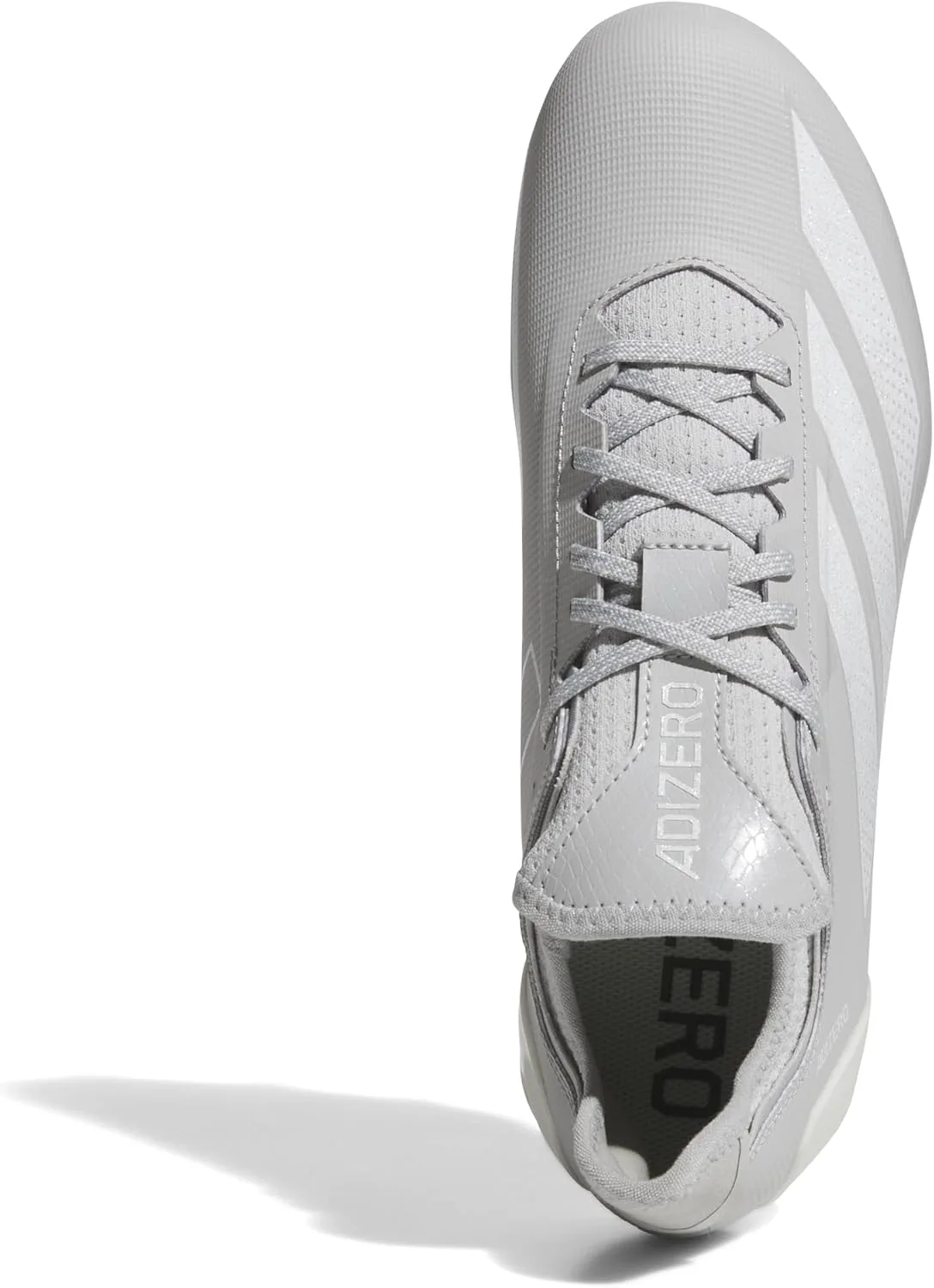 Мужские кроссовки Adidas Adizero Electric.1 для американского футбола, серый/белый — фото 4