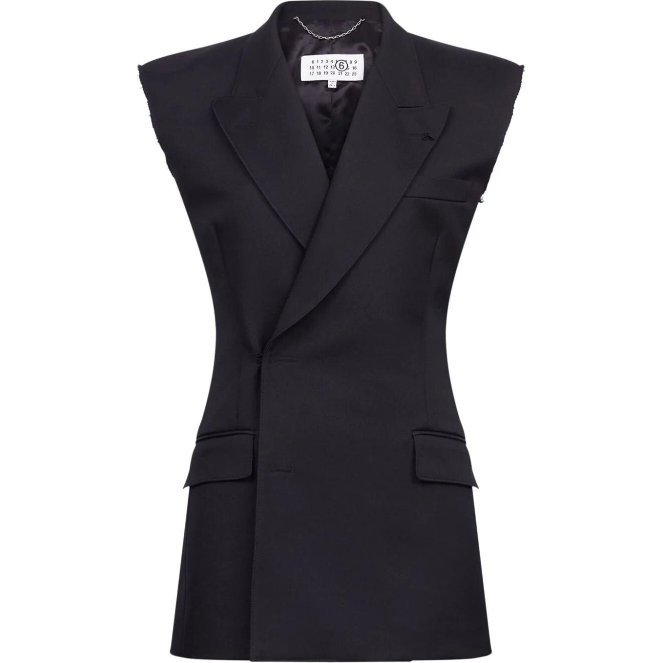 

Жилет женский черный Mm6 Maison Margiela