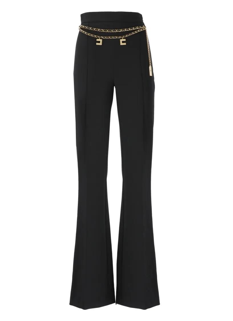 

Расклешенные брюки Elisabetta Franchi, черный