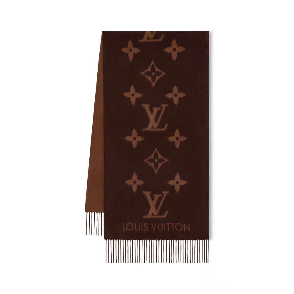 

Шарф Рейкьявика Louis Vuitton, коричневый