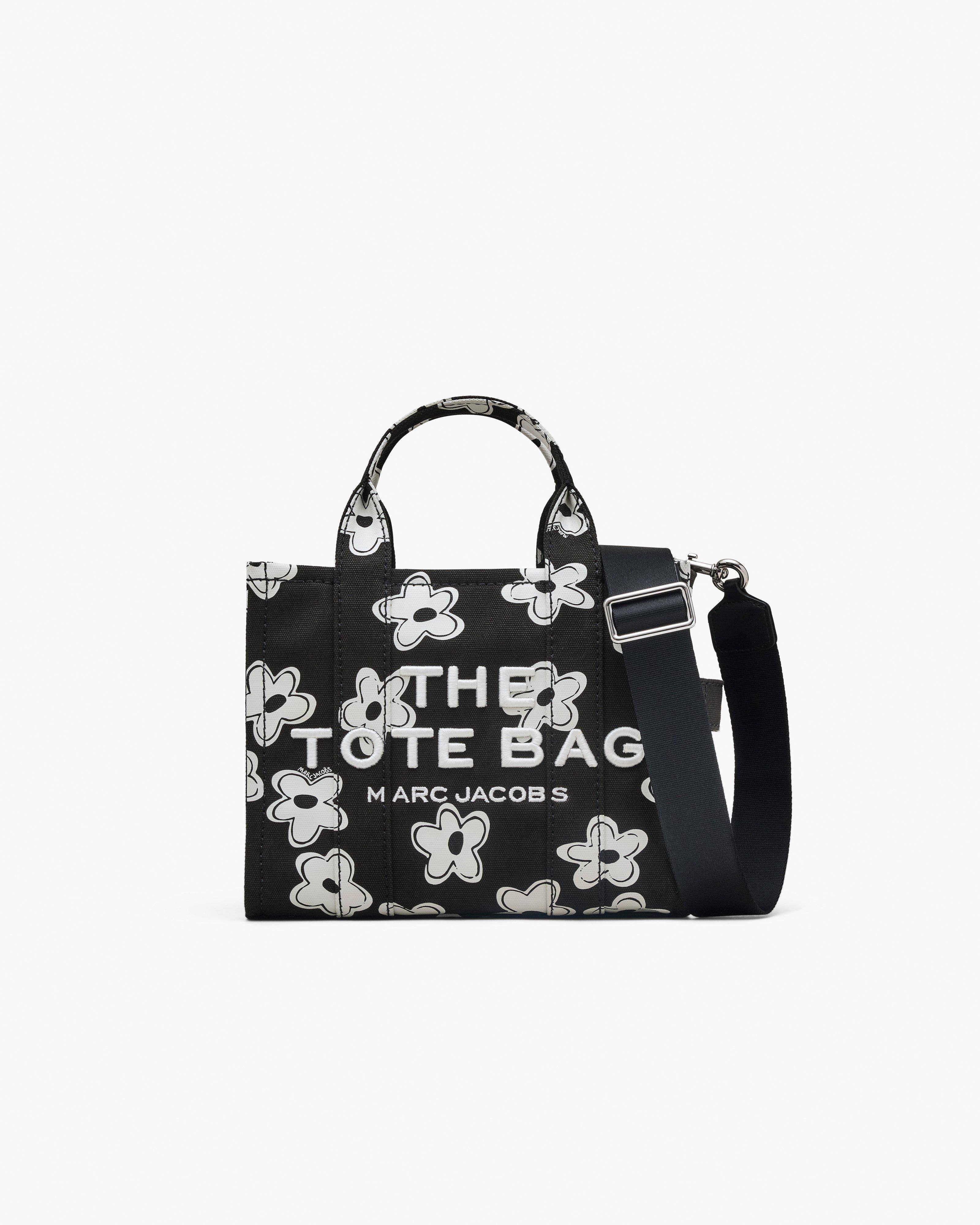 

Маленькая холщовая сумка Daisy Marc Jacobs, черный/белый