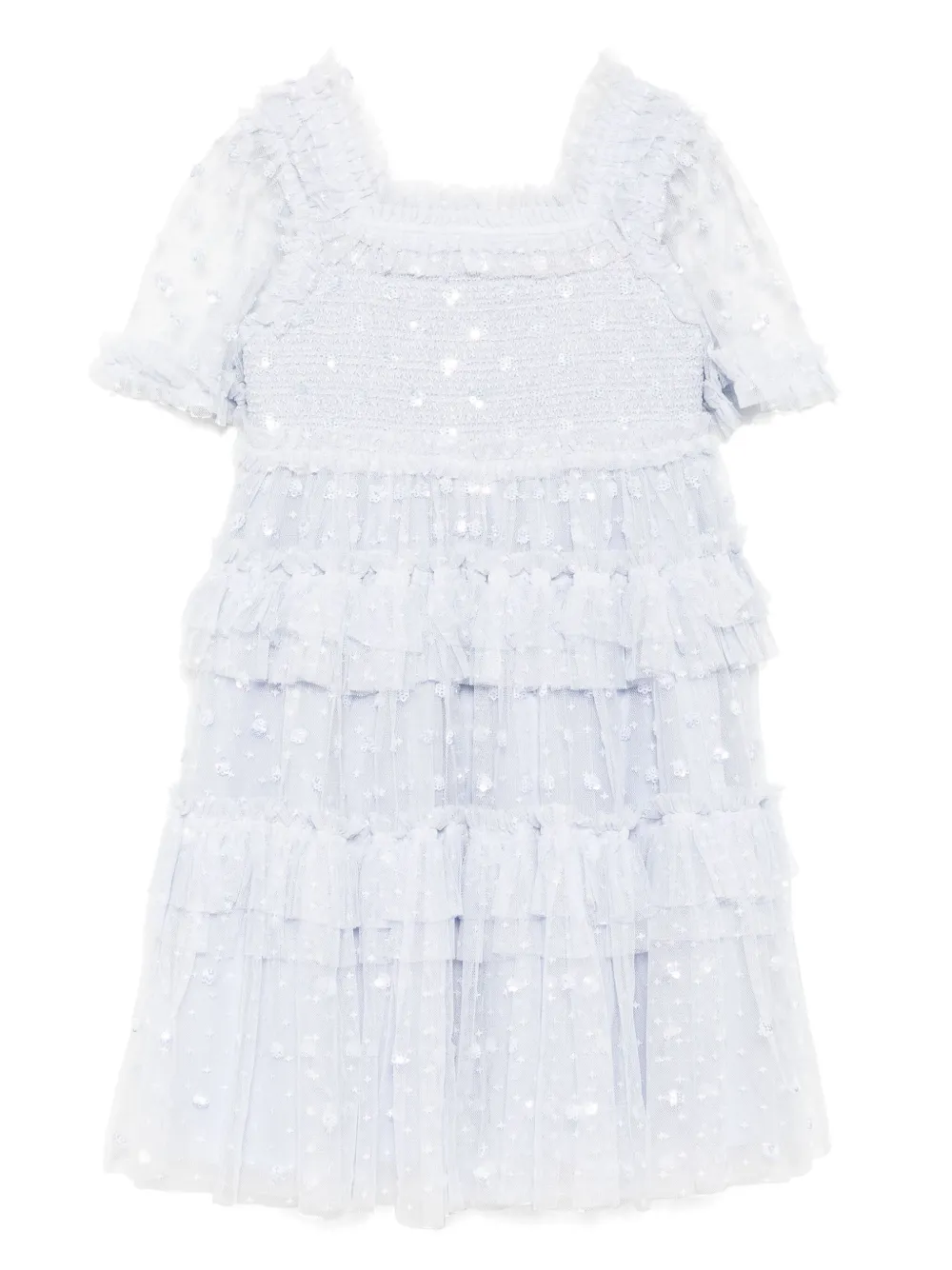 

Платье в горох NEEDLE & THREAD KIDS, синий
