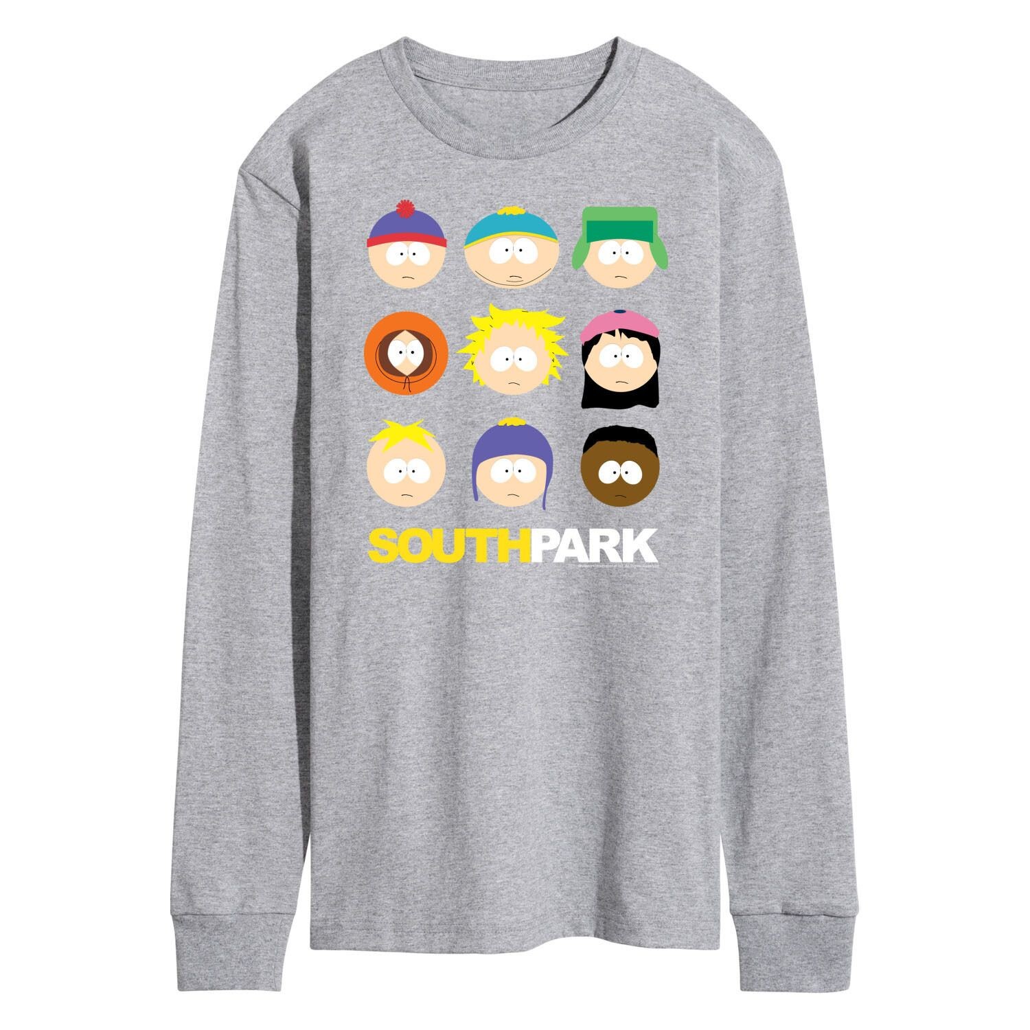 

Мужская футболка South Park Face Grid Licensed Character