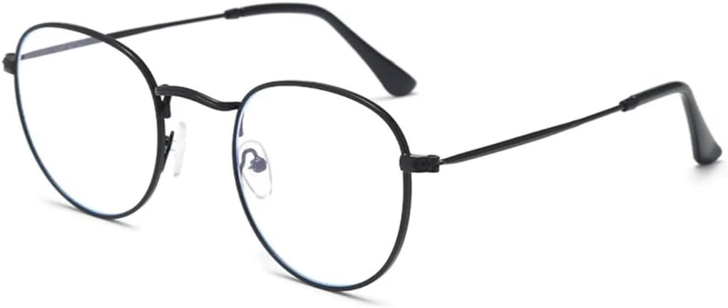 

Солнцезащитные очки с защитой от УФ-излучения UV400 | Металлические круглые линзы в стиле панк | Цветные линзы | Для женщин и мужчин | Для занятий спортом на открытом воздухе и вождения DSVIGF, Black