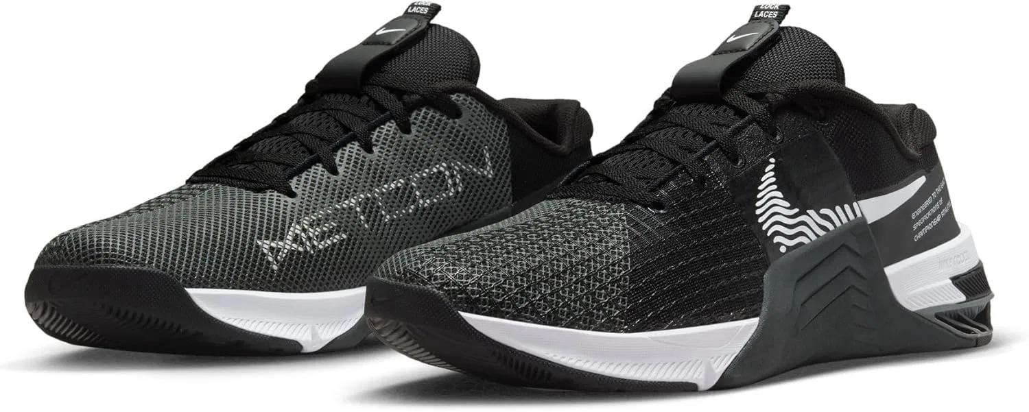 Мужские кроссовки Nike Metcon 8 Do9328, Black White Dk Smoke Grey Smoke Grey — фото 3