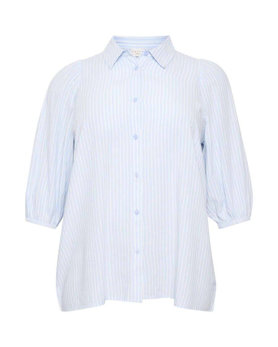 

Рубашка KAFFE CURVE Blouse Mille, пастельный синий