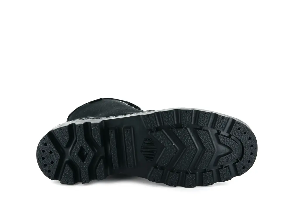 Ботинки Palladium Pampa Hi Originale 75349-060 Мужские US 4 Черный Хлопок Щиколотка KHD881 — фото 4