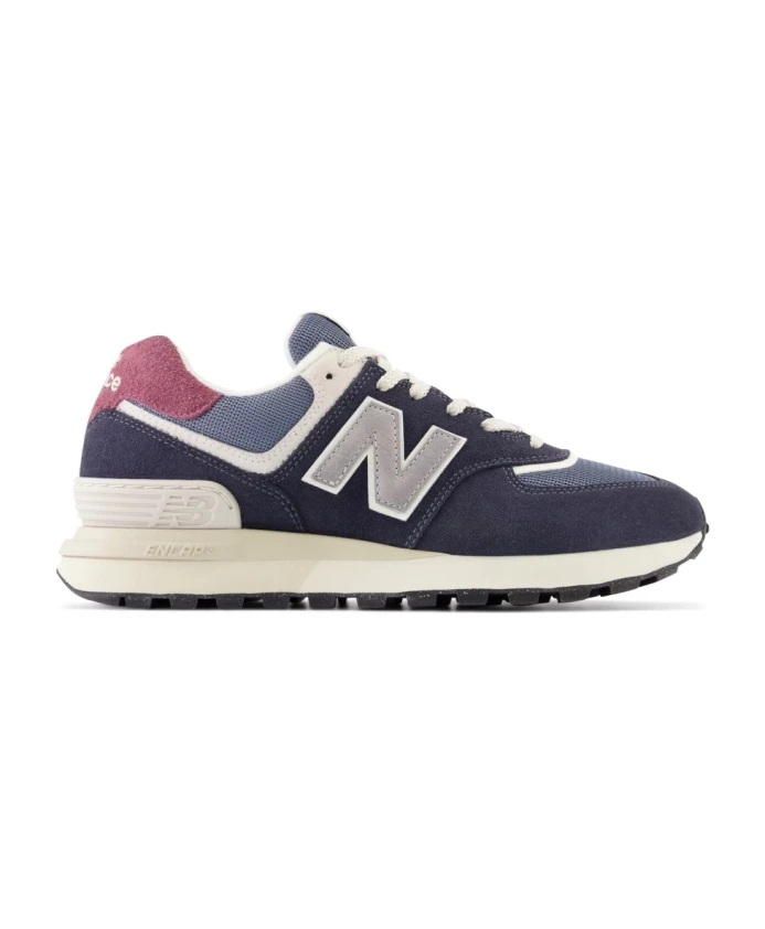 

Кроссовки из замши и кожи New Balance, синий