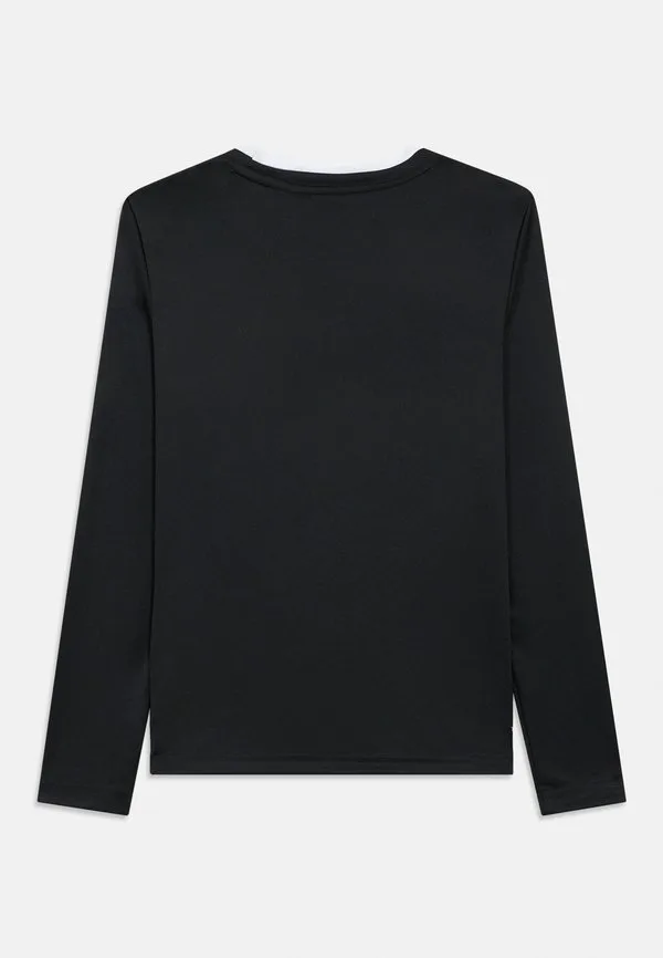 Детская футболка с длинным рукавом entrada унисекс Adidas Performance, Black/White — фото 2