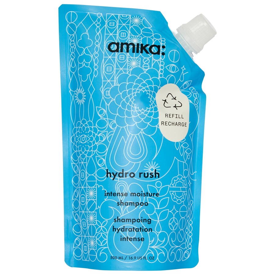 

Интенсивный увлажняющий шампунь Hydro Rush с гиалуроновой кислотой amika, 16.9 oz /500 ml