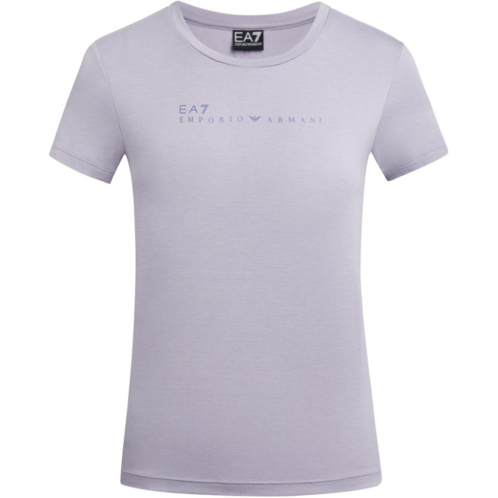 

Обычная футболка женская EMPORIO ARMANI, светло-фиолетовый