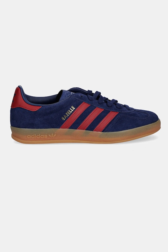 Детские замшевые кроссовки GAZELLE INDOOR Adidas Originals, темно-синий — фото 2