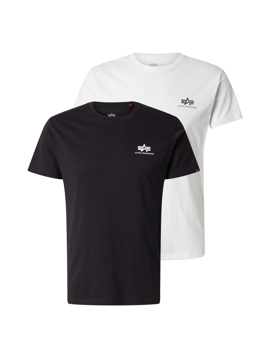 

Рубашка ALPHA INDUSTRIES, черный/белый