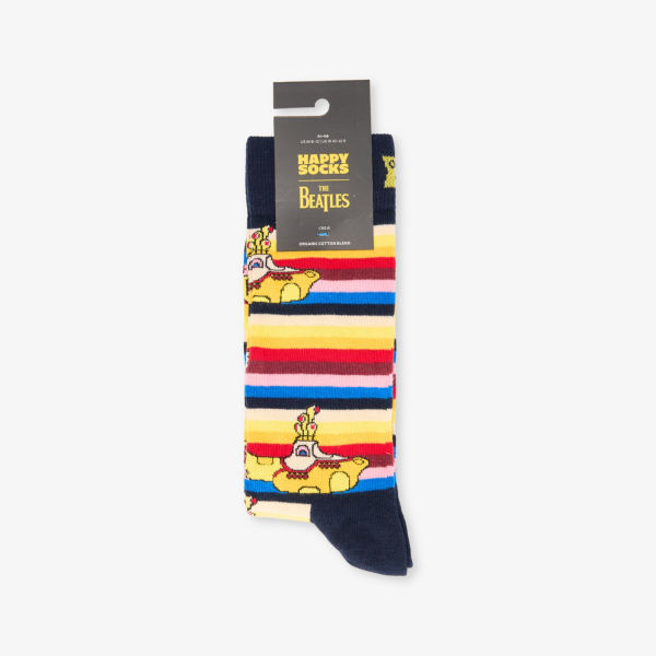 

Носки Happy Socks из смесового хлопка с принтом, синий