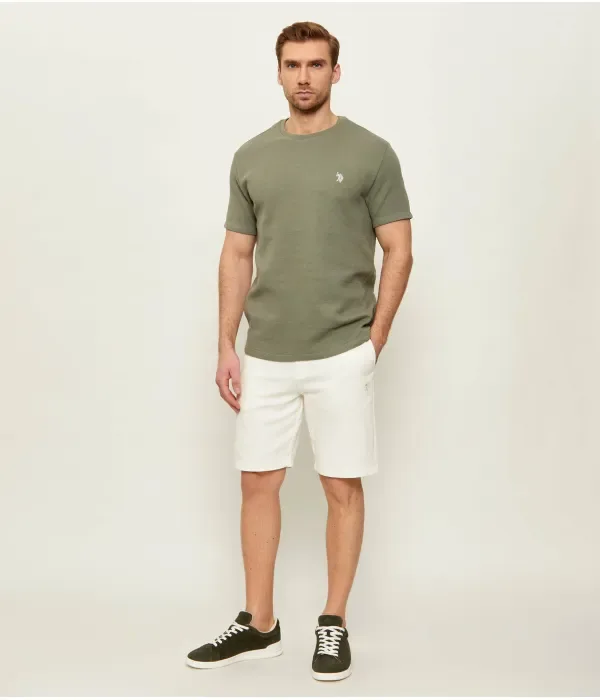 Шорты classic fit Us Polo Assn, белый — фото 2