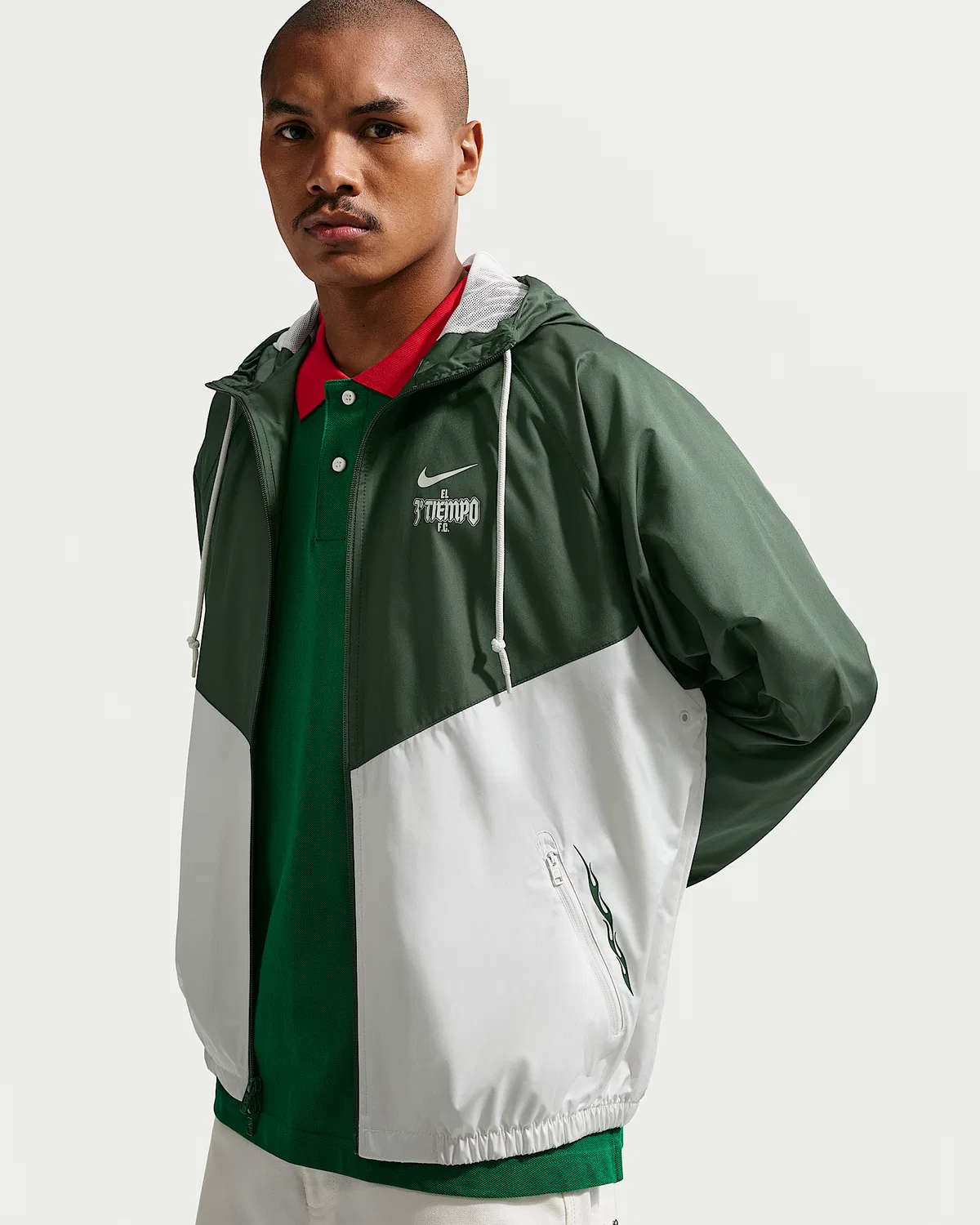 Мужская утепленная куртка Nike Windrunner, Fir/Phantom/Phantom — фото 3