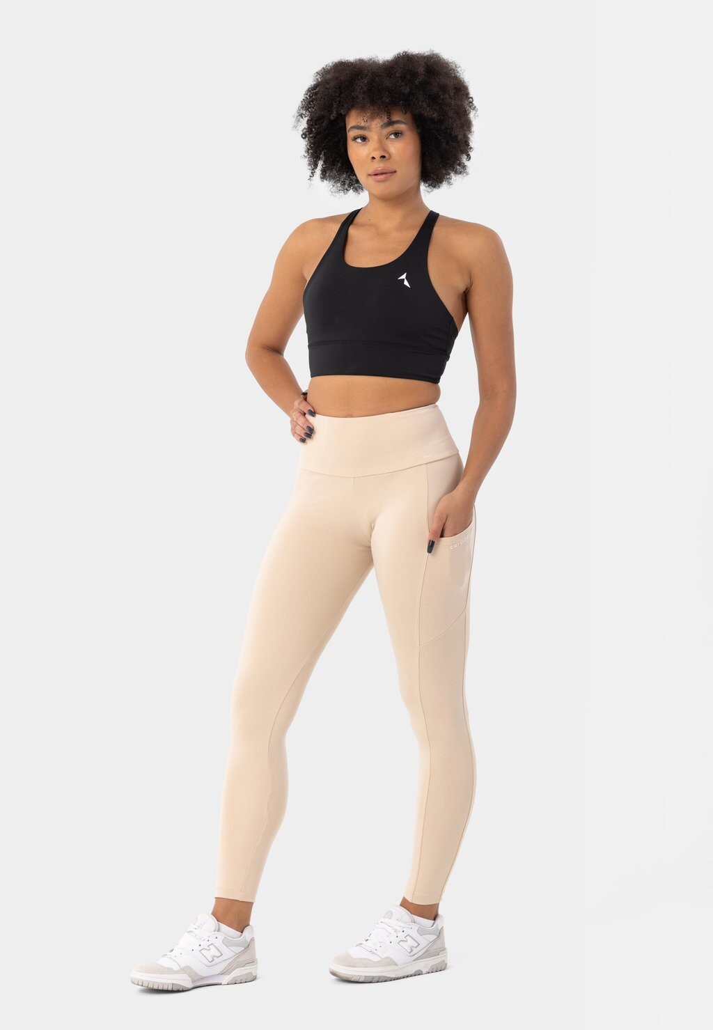 

Леггинсы LIBRA POCKET carpatree, цвет beige