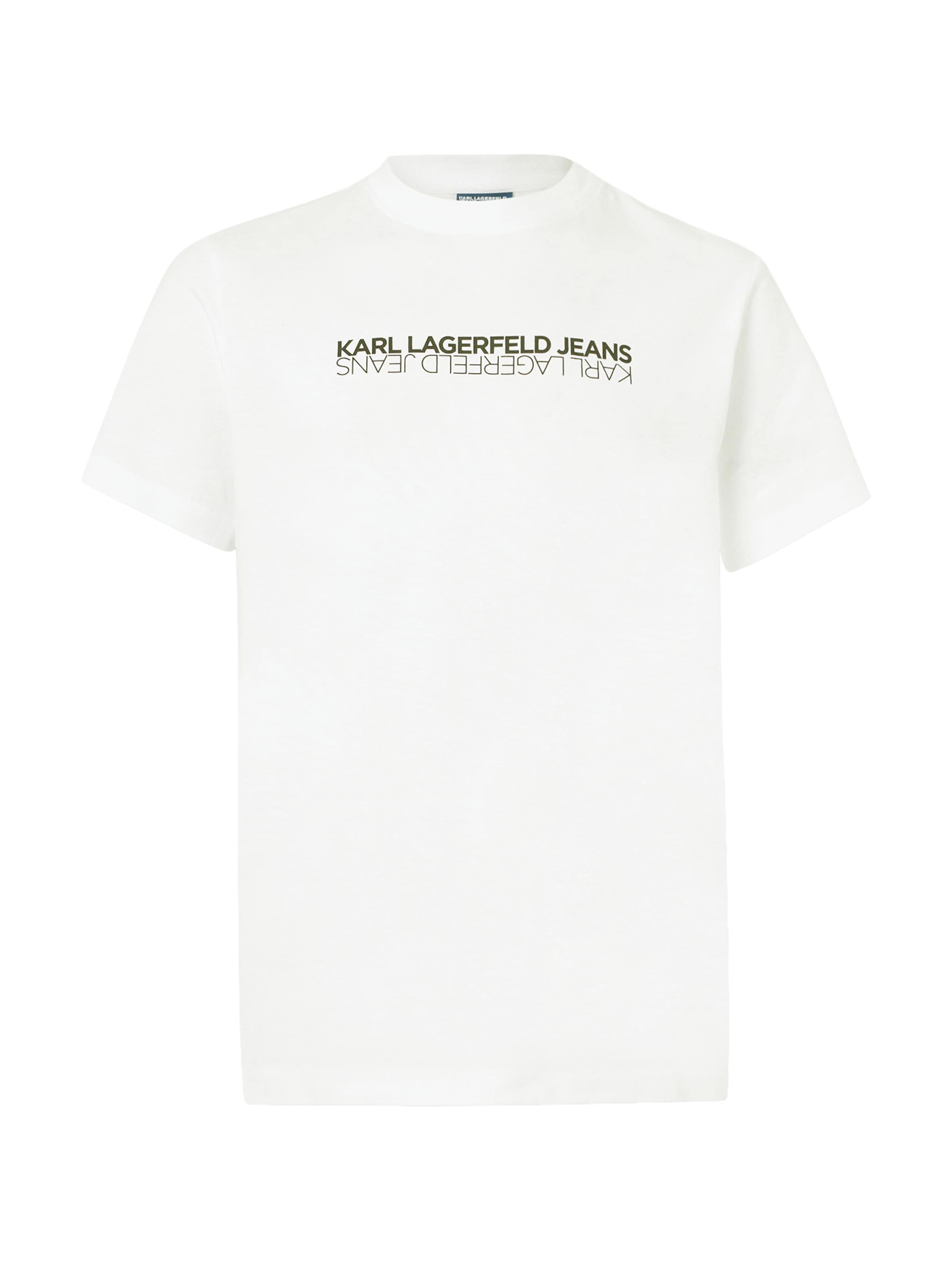 

KARL LAGERFELD JEANS Футболка в белом цвете