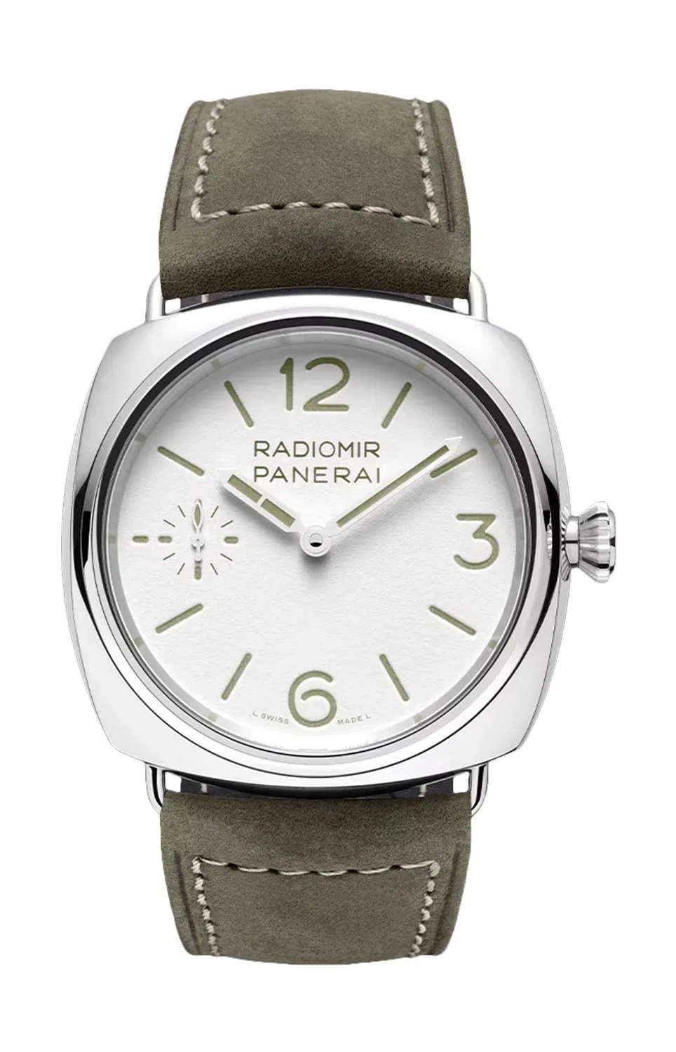 Радиомир Оффичине - PAM01384 PANERAI, серебряный