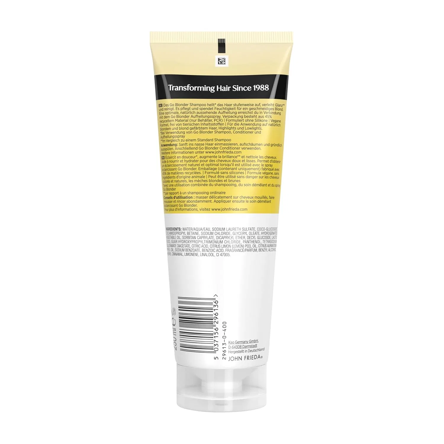 Шампунь для осветления волос Go Blonder от John Frieda John Frieda — фото 2