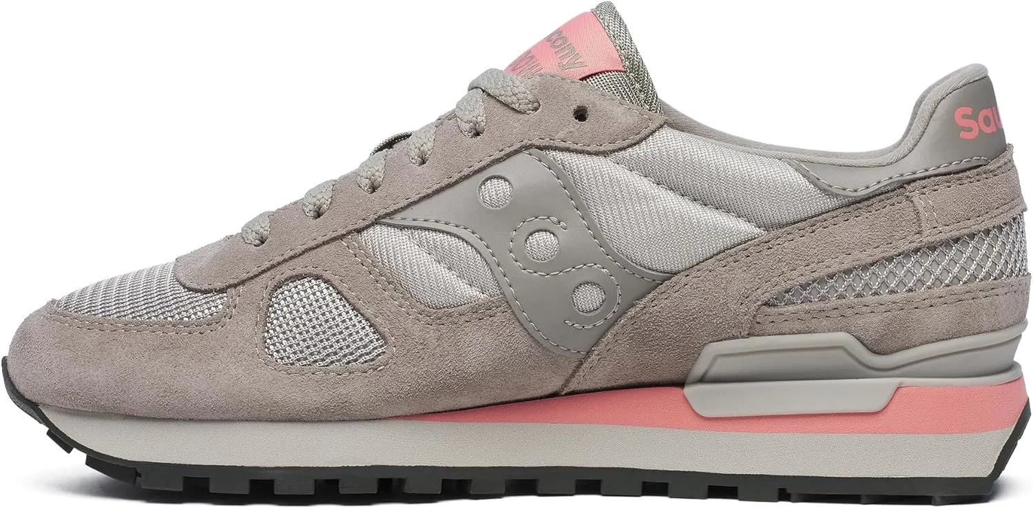 Кроссовки Saucony серые Original Shadow — фото 3