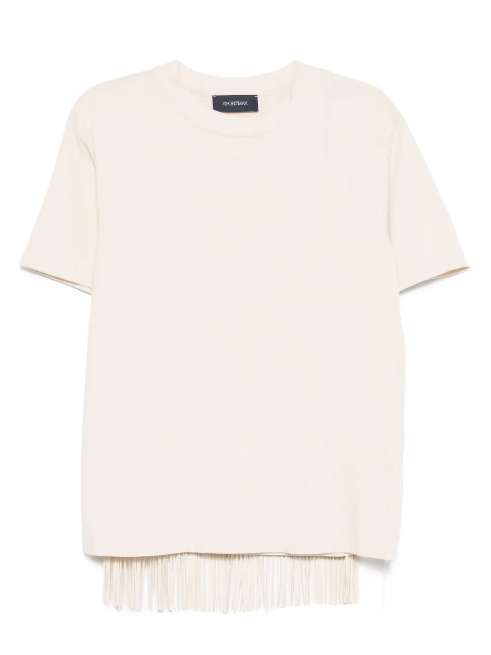 

Топ с бахромой SPORTMAX, нейтральный
