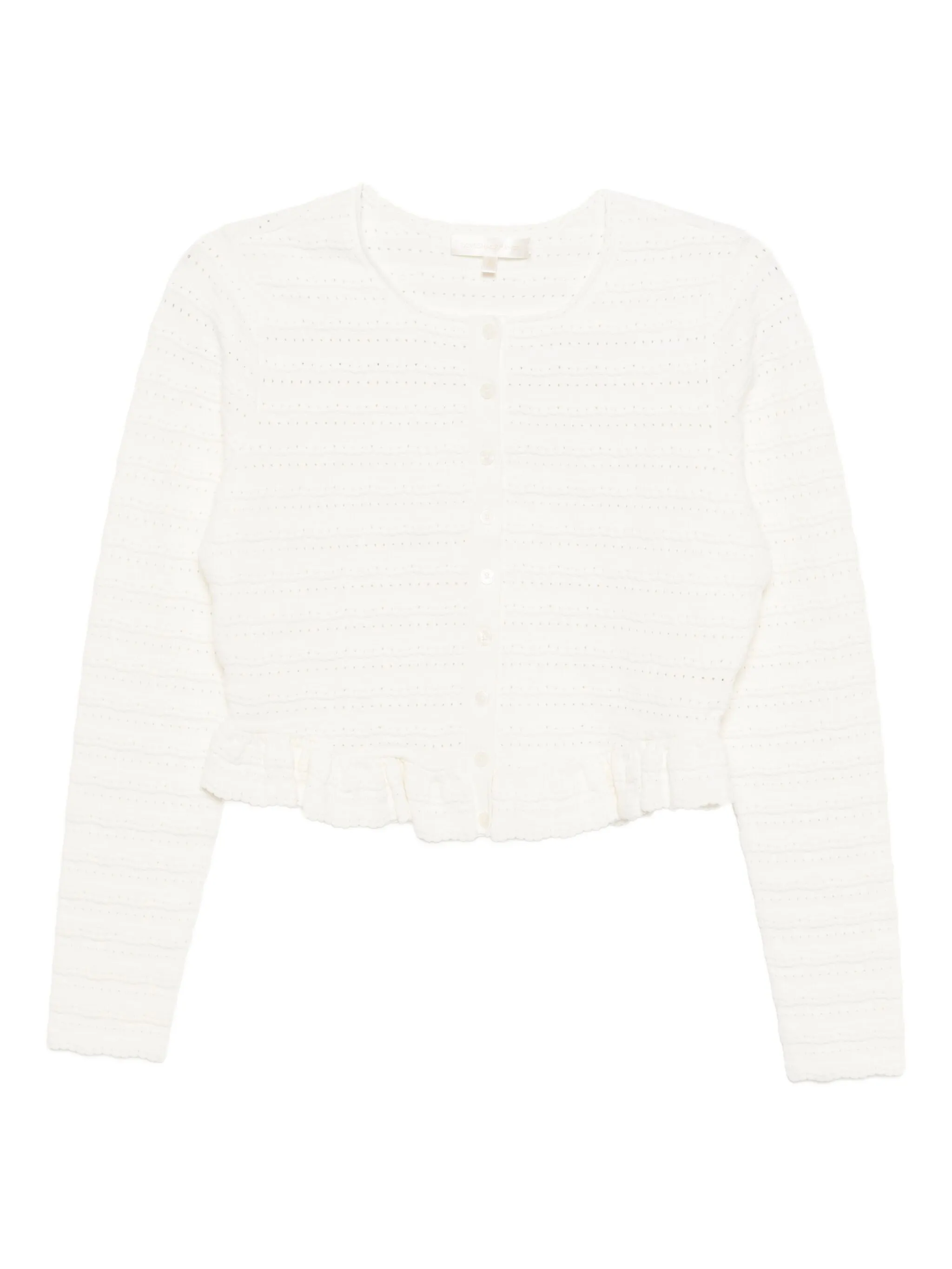 

Кардиган Rogan Loveshackfancy, нейтральный