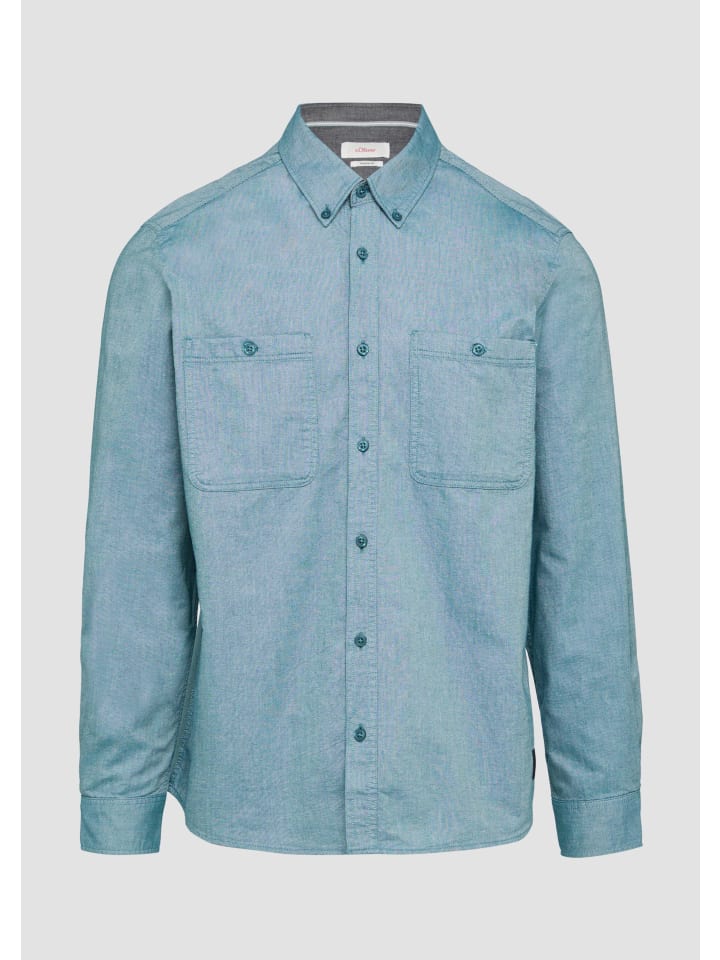 

Рубашка в цвете 6767_petrol s.Oliver