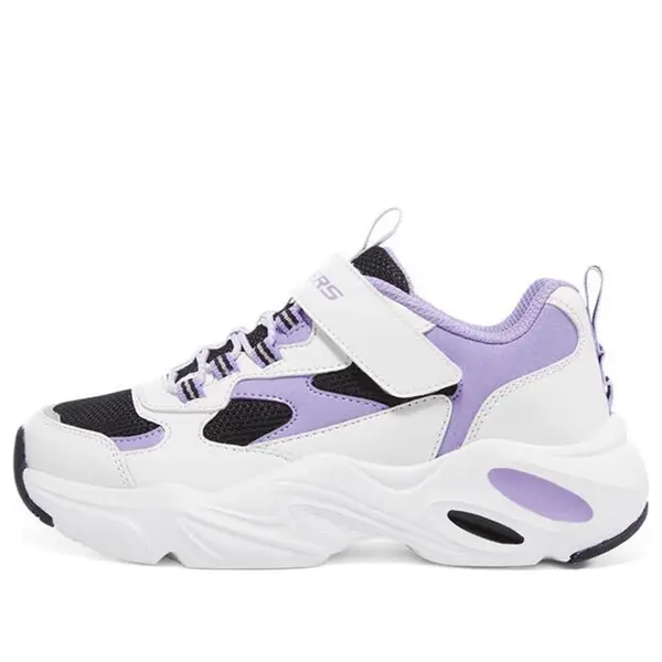 

Кроссовки sport shoes 'white black purple' Skechers, белый