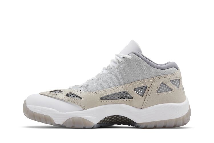 Кроссовки Air Jordan 11 Retro Low IE Light Orewood Brown, серый — фото 3