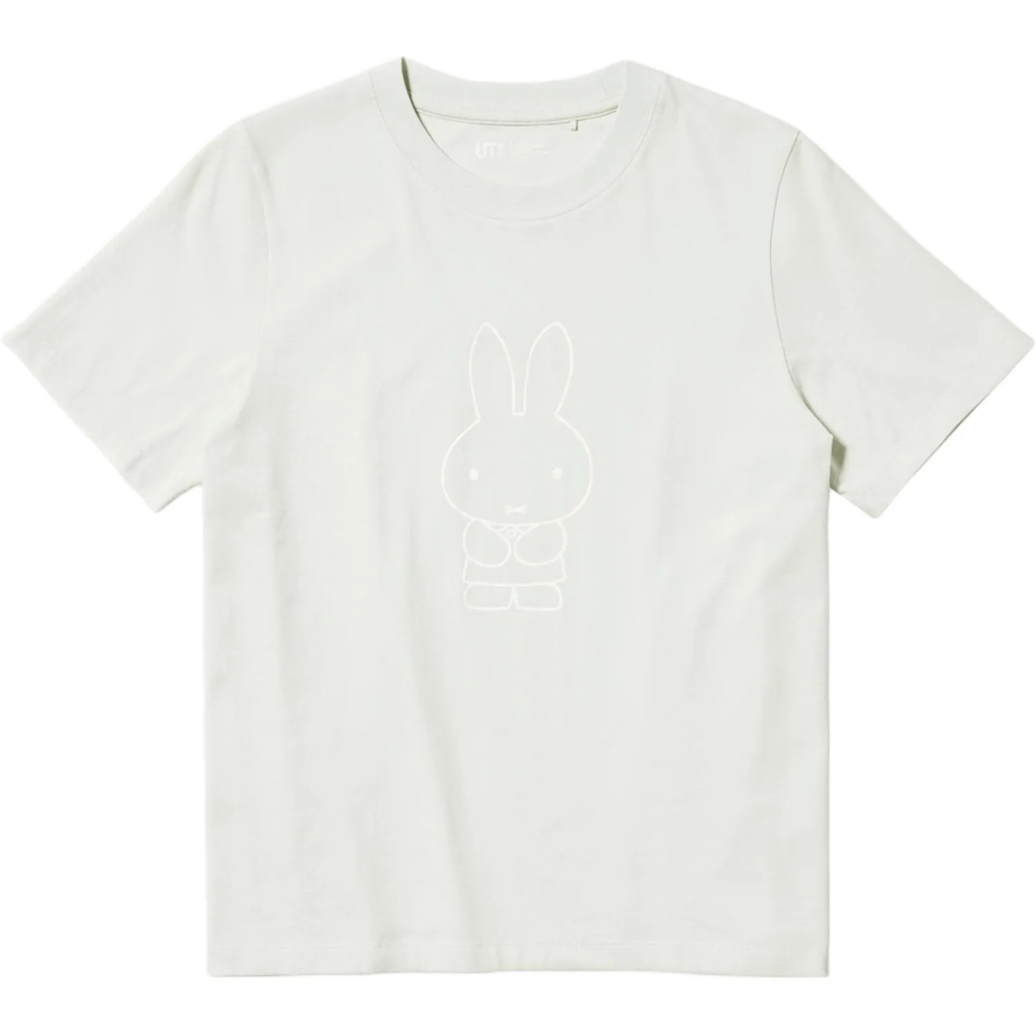 Футболка Miffy, FW25, женская UNIQLO, светло-зеленый