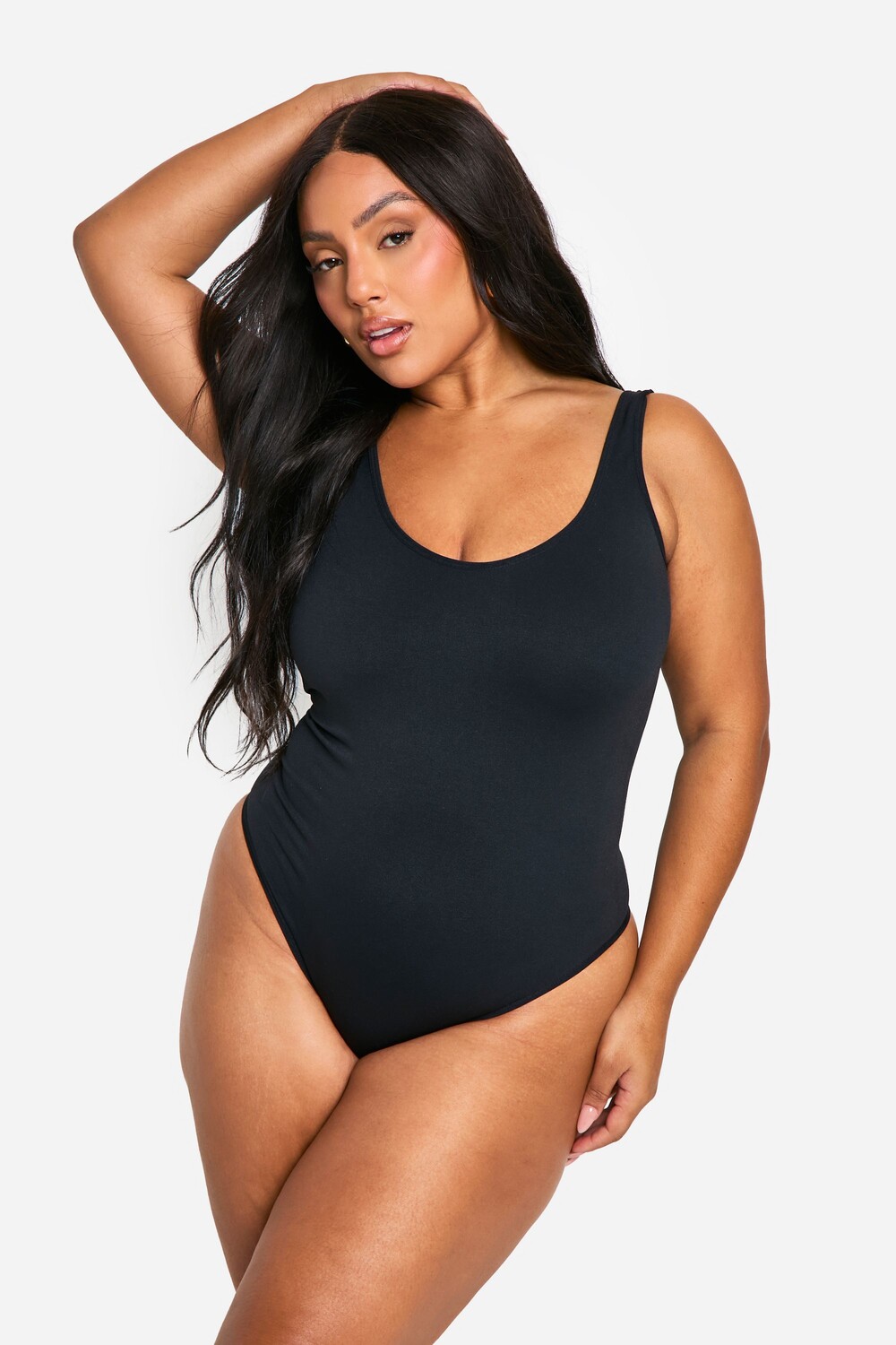 

Боди Plus Shaping Control Boohoo, черный